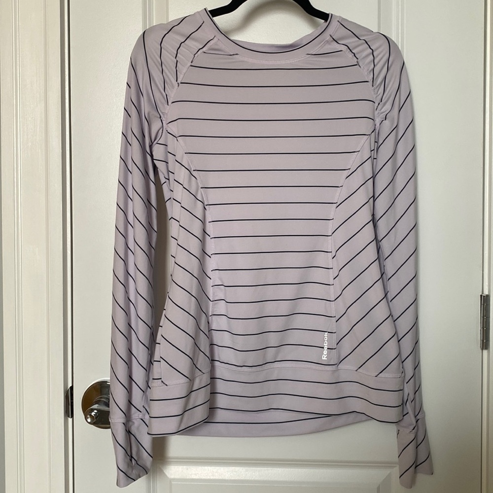 Reebok Long Sleeve Stripped Shirt